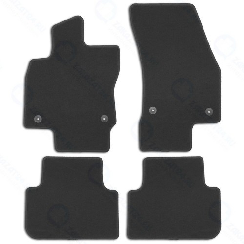Коврики в салон KLEVER Econom Volkswagen Tiguan, 2017+, 4 шт (KLEVER01514701200k)
