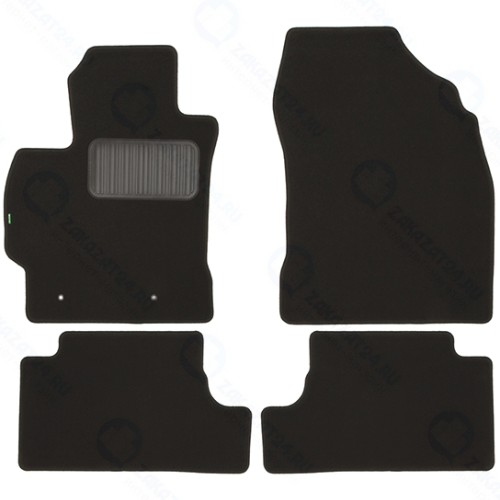 Коврики в салон KLEVER Standard Toyota Corolla, 2007-13, седан, 4 шт (KLEVER02485101210kh)