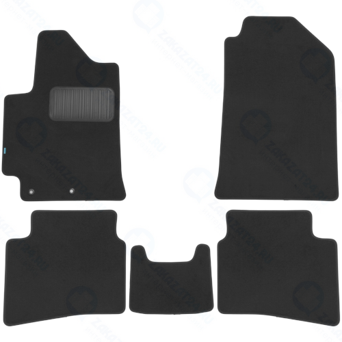 Коврики в салон KLEVER Premium Hyundai Solaris, 2017+, седан, 5 шт (KLEVER03206122110kh)