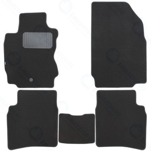 Коврики в салон KLEVER Premium Nissan Note АКПП 2005+, хэтчбек, 5 шт (KLEVER03361522110kh)