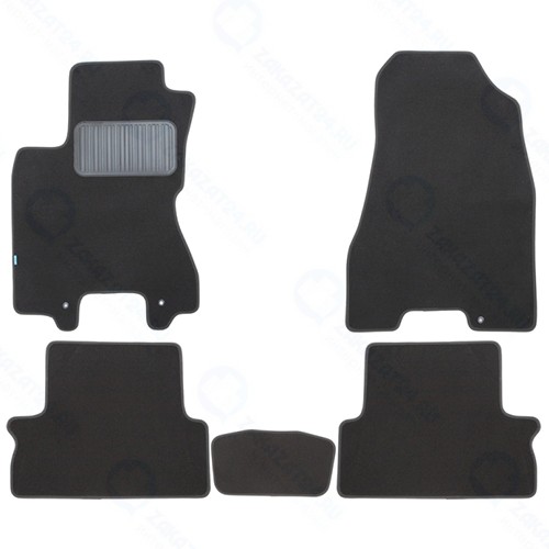Коврики в салон KLEVER Premium Nissan X-Trail T31 2007-02/2015, кроссовер, 5 шт (KLEVER03362022110kh)