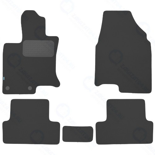 Коврики в салон KLEVER Premium Nissan Qashqai 2007-2014, 5 шт (KLEVER03363722110kh)