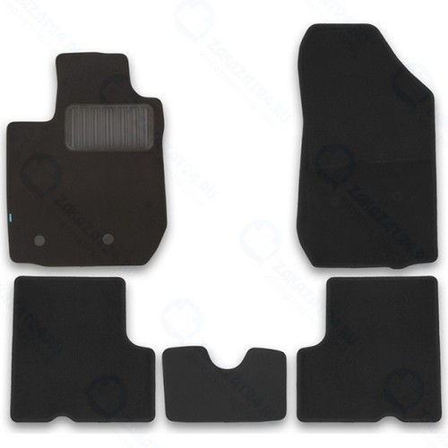 Коврики в салон KLEVER Premium Renault Kaptur 2016+, 5 шт (KLEVER03413422110kh)