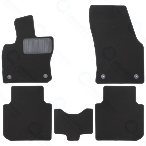 Коврики в салон KLEVER Premium Skoda Kodiaq 2017+, 5 шт (KLEVER03451922110kh)