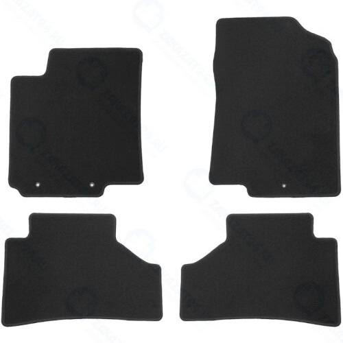 Коврики в салон KLEVER Econom Kia Rio, 2011-2017, хэтчбек, седан, 4 шт (KVR01253901200k)