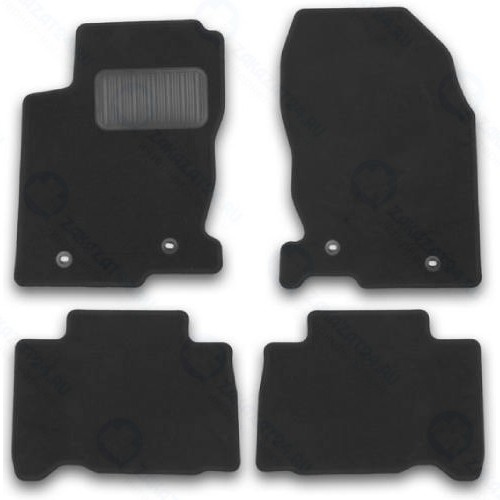 Коврики в салон KLEVER Econom Lexus NX, 2014+, 4 шт, черные (KVR01297101200k)