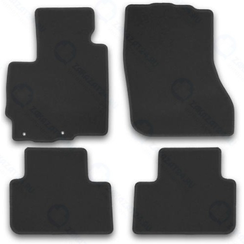 Коврики в салон KLEVER Econom Mitsubishi ASX, 2010+, 4 шт, черные (KVR01352501200k)