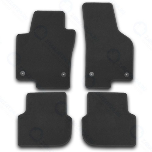 Коврики в салон KLEVER Econom Volkswagen Jetta 2011+, седан, 4 шт (KVR01513801200k)