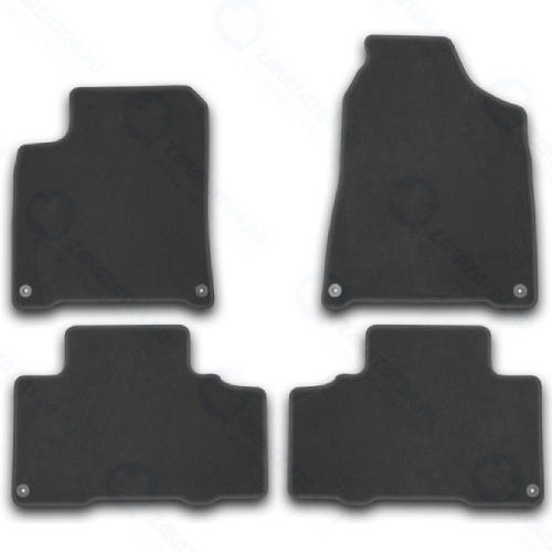 Коврики в салон KLEVER Econom Ssangyong New Actyon 2010+, 4 шт (KVR01611201200k)