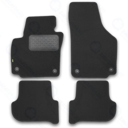 Коврики в салон KLEVER Standard Skoda Yeti 2009+, 4 шт (KVR02451001210kh)