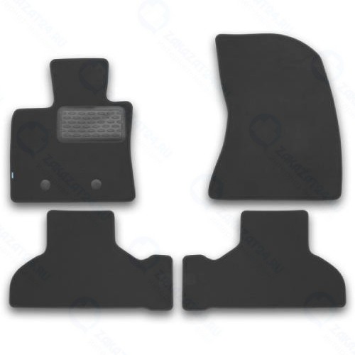 Коврики в салон KLEVER Premium BMW X5 F15, 2013+, кроссовер, 4 шт (KVR03053722110kh)