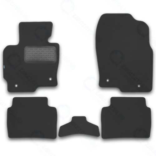 Коврики в салон KLEVER Premium Mazda CX-5, АКПП 2011+, 5 шт, черные (KVR03332222110kh)