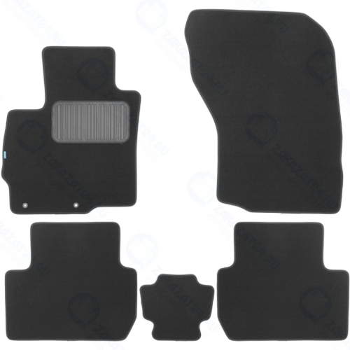 Коврики в салон KLEVER Premium Mitsubishi Outlander III АКПП 2012+, 5 шт (KVR03352922110kh)
