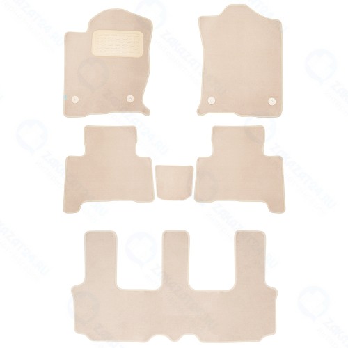 Коврики в салон KLEVER Premium Haval H9, 2015+, 6 шт, бежевые (KVR04.099.009.22112kh)