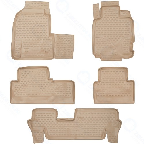 Коврики в салон Element Honda Odyssey RA6 JDM 1999-03, правый руль, 3 ряда, 5 шт (NLC.18.20.212k)