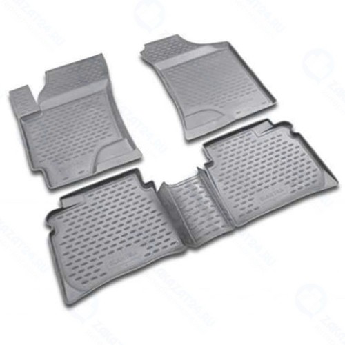 Коврики в салон Element Hyundai Santa Fe Classic 2001-2006, 4 шт, серые (NLC.20.11.211)