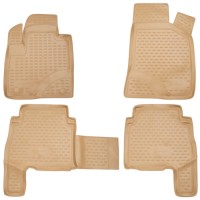 Коврики в салон Element Hyundai Santa Fe 2006-2010, 4 шт, бежевые (NLC.20.18.212k)