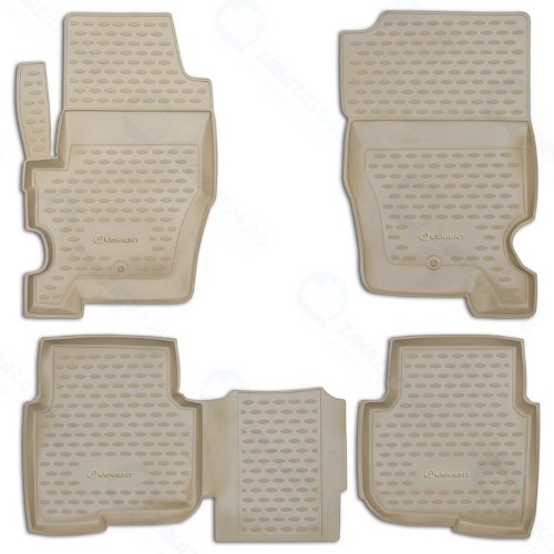 Коврики в салон Element Land Rover Discovery 4, 2010-2014, 4 шт, бежевые (NLC.28.05.212h)