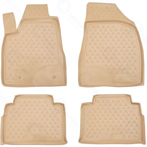 Коврики в салон Element Lexus RX350 2003-2009, 4 шт, бежевые (NLC.29.09.212)