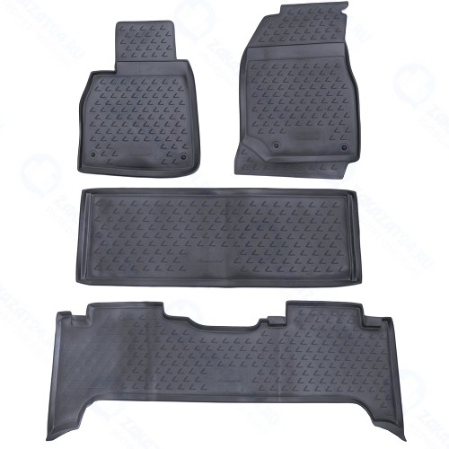 Коврики в салон Element Lexus LX470, 1998-2007, 4 шт, серые (NLC.29.15.211k)