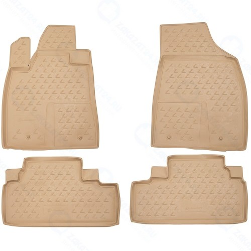 Коврики в салон Element Lexus RX 350, 2012+, 4 шт, бежевые (NLC.29.24.212k)
