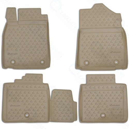 Коврики в салон Element Lexus ES 250/350, 300h, 2012+, 4 шт, бежевые (NLC.29.26.212k)