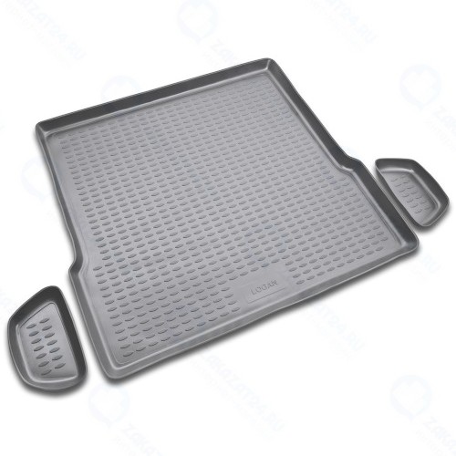 Коврик в багажник Element Renault Logan I 2004-15, седан, вставки, 3 шт, серые (NLC.41.05.B10g)