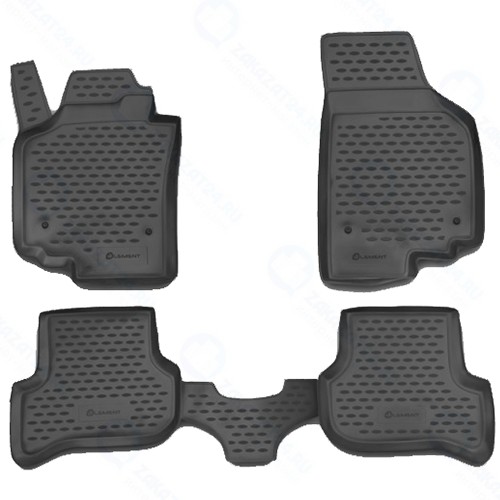 Коврики в салон Element Seat Altea 01/2005-2009, универсал, 4 шт (NLC.44.01.210)