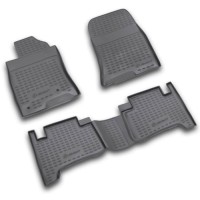 Коврики в салон Element Toyota Land Cruiser Prado 2003-09, 4 шт, серые (NLC.48.01.211k)