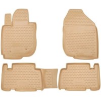 Коврики в салон Element Toyota Land Cruiser 100 1998-2007, 3 шт, бежевые (NLC.48.06.212k)