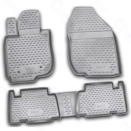 Коврики в салон Element Toyota Rav 4, 01/2006-2010, 4 шт, серые (NLC.48.09.211)