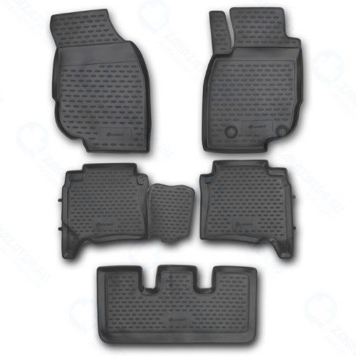 Коврики в салон Element Toyota Fortuner, 01/2013-2017, левый руль, 5 шт (NLC.48.110.210k)