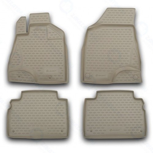 Коврики в салон Element Toyota Harrier, 2003-2008, правый руль, 4 шт, бежевые (NLC.48.25.212k)