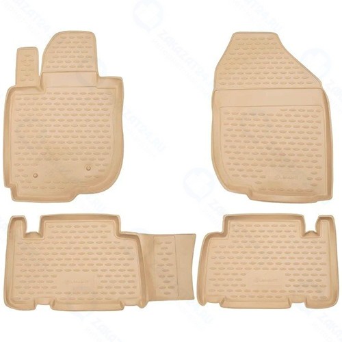 Коврики в салон Element Toyota Camry 2011-2014, 2014+, 4 шт, бежевые (NLC.48.51.212kh)