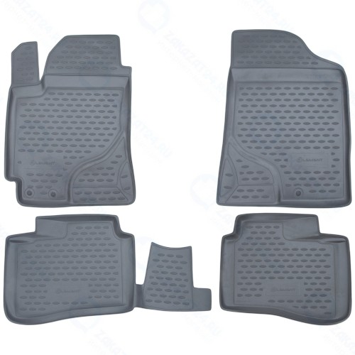 Коврики в салон Element Volkswagen Passat B5, 1996-05, 4 шт, серые (NLC.51.09.211k)