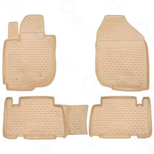 Коврики в салон Element Volkswagen Passat B5, 1996-05, 4 шт, бежевые (NLC.51.09.212k)