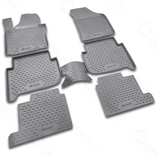 Коврики в салон Element Volkswagen Touran 2003--15, 7 мест, 6 шт (NLC.51.20.210k)