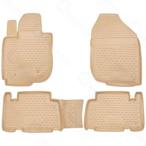 Коврики в салон Element Infiniti EX35 2008+, 4 шт, бежевые (NLC.76.03.212)
