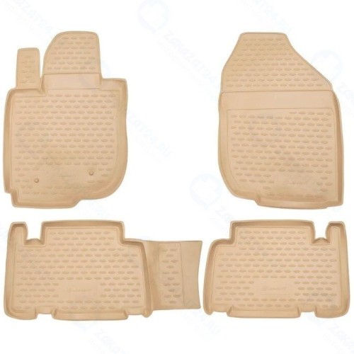Коврики в салон Element Infiniti FX 50 2009-2012, 4 шт, бежевые (NLC.76.04.212)