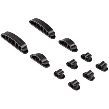 Зажим  для кабеля Hama 10 шт Black (00020605)