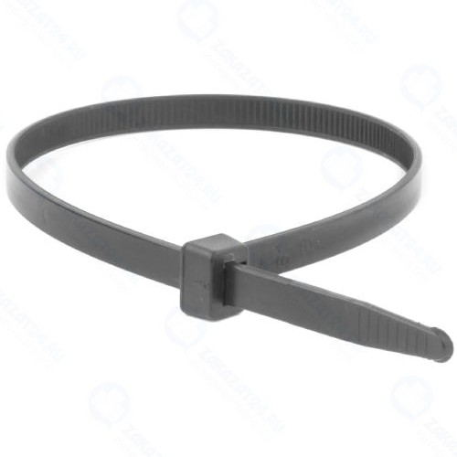 Стяжки ДКС 4,8x360 мм, 100 шт, черные (25319)