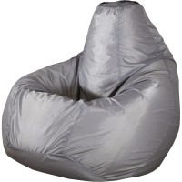 Кресло-мешок ПАЗИТИФЧИК Груша: БМО1, оксфорд, 90х80 см, серый
