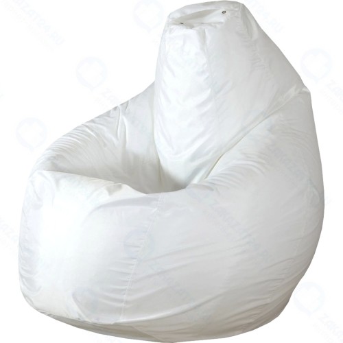 Кресло-мешок ПАЗИТИФЧИК Груша: БМО2, оксфорд, 110х85 см, белый