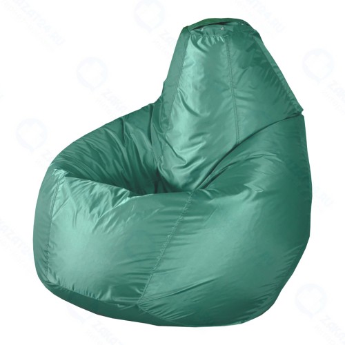 Кресло-мешок ПАЗИТИФЧИК Груша: БМО2, оксфорд, 110x85 см, зеленый