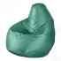 Кресло-мешок ПАЗИТИФЧИК Груша: БМО2, оксфорд, 110x85 см, зеленый