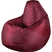 Кресло-мешок ПАЗИТИФЧИК Груша: БМО3, оксфорд, 130х85 см, бордовый