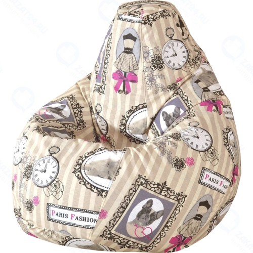 Кресло-мешок ПАЗИТИФЧИК Груша: Кэнди, жаккард, 145х100 см