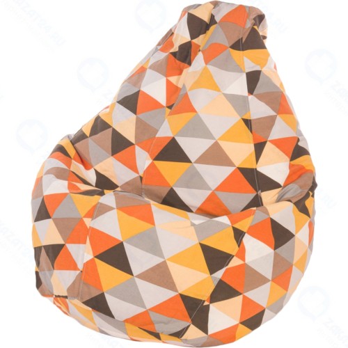 Кресло-мешок ПАЗИТИФЧИК Груша: Ромб, жаккард, 145х100 см