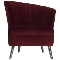 Кресло GARDA-DECOR 48MY-2553-R BUR SLV