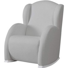 Кресло-качалка MICUNA Wing/Flor White/Grey